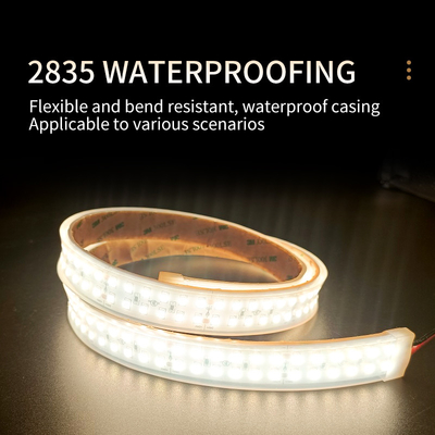 Lampe de miroir de salle de bain 12V décorative 2835 lumières de bande LED avec manchon