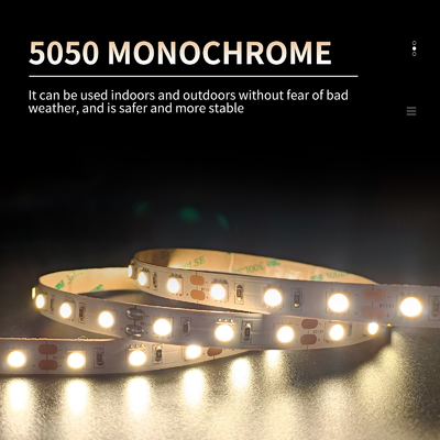 Bandes flexibles lumineuses du monochrome 112 de la lampe SMD LED 5050 120 degrés d'économie d'énergie