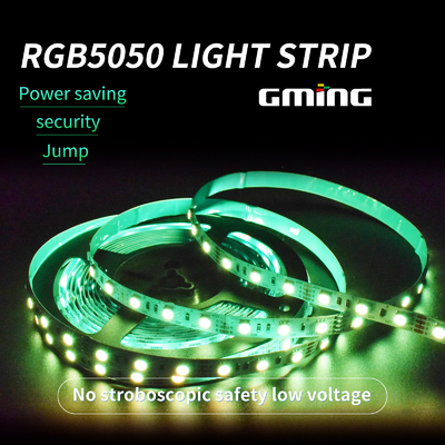Bande légère molle de emballage colorée d'ingénierie d'éclairage de la glissière de lanterne 5050RGB