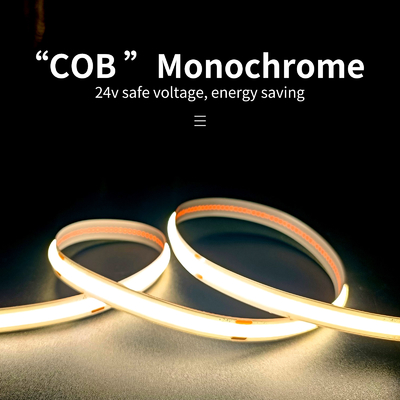Basse ligne flexible ultra étroite bande monochrome 12V 24V de tension de lumière d'épi de lampe