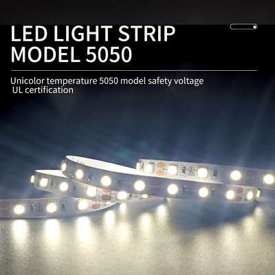 5050 lumières de bande monochromes de LED 120 degrés d'intérieur et éclairage extérieur