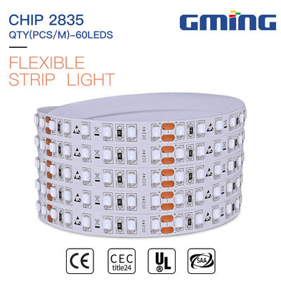 60 LED/C.C flexible 12V de lumière bande de M SMD 2835 LED pour la décoration d'intérieur