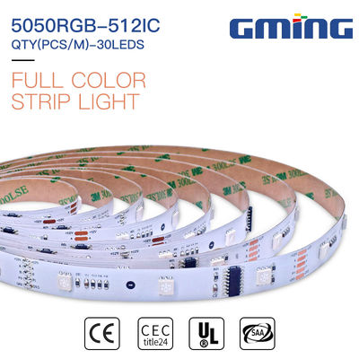 2Oz lumière de bande de la largeur 6W 630nm 5050 LED de la carte PCB 10MM 12/24VDC