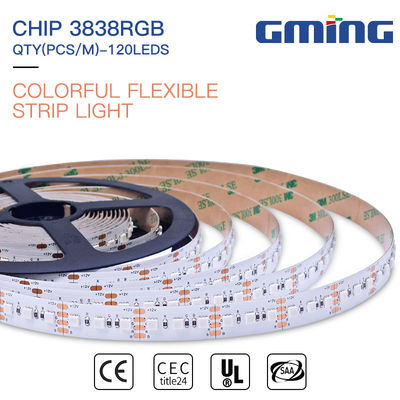 520-530nm lumière de bande flexible de l'aluminium 5050 12W RVB LED