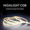 Bande flexible extérieure COB LED étanche monochrome COB LED Strip 5m / roll