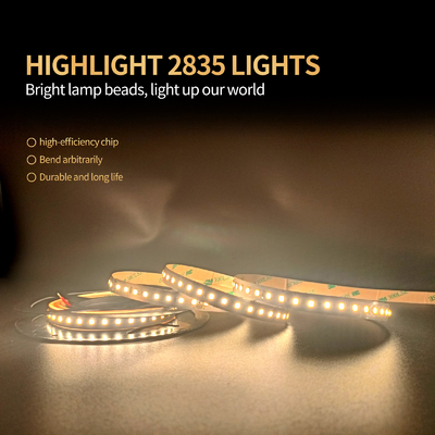 2835 120 lampes à bande flexible à LED à intensité variable