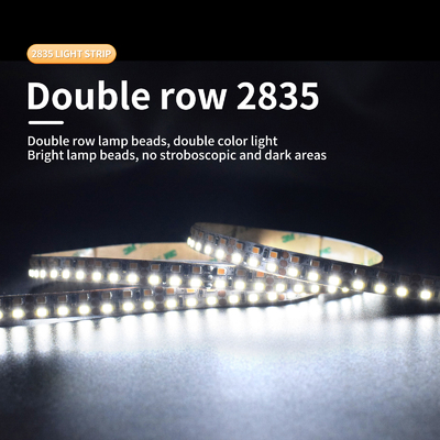 Bande lumineuse tricolore à double rangée lumineuse 5050 LED basse tension 12/24V